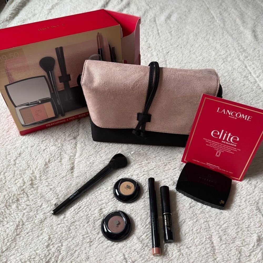 NEW Lancôme Paris En Rose Makeup Must Haves 7 Piece Collection Bundle